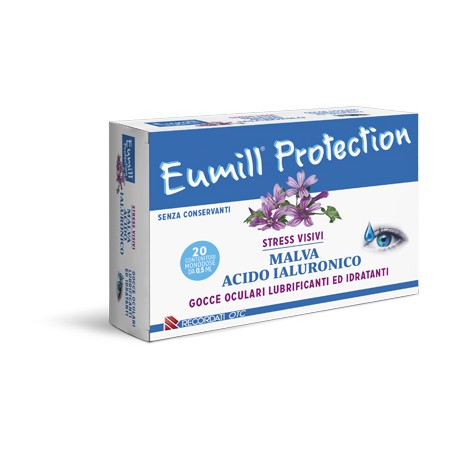 Recordati Eumill Protection Gocce Oculari 20 Flaconcini Monodose 0,5 Ml