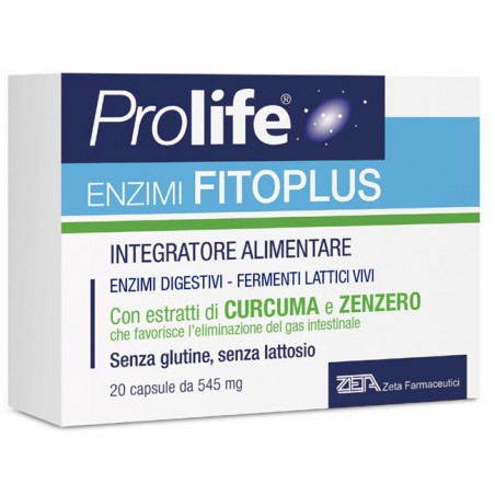 Zeta Farmaceutici Prolife Enzimi Fitoplus 20 Capsule