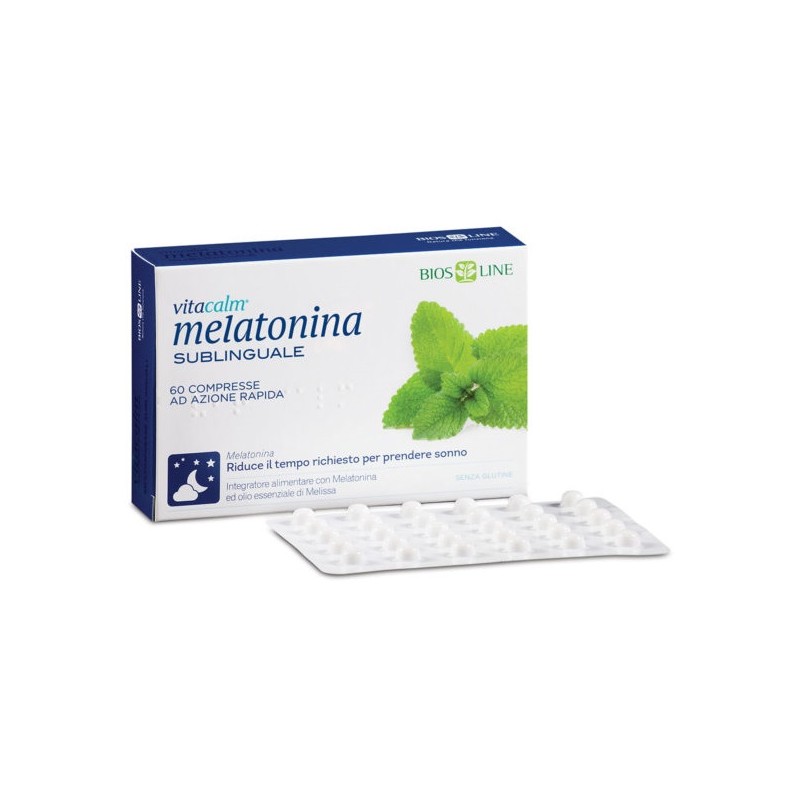 Bios Line Vitacalm Melatonina 120 Compresse Sublinguali