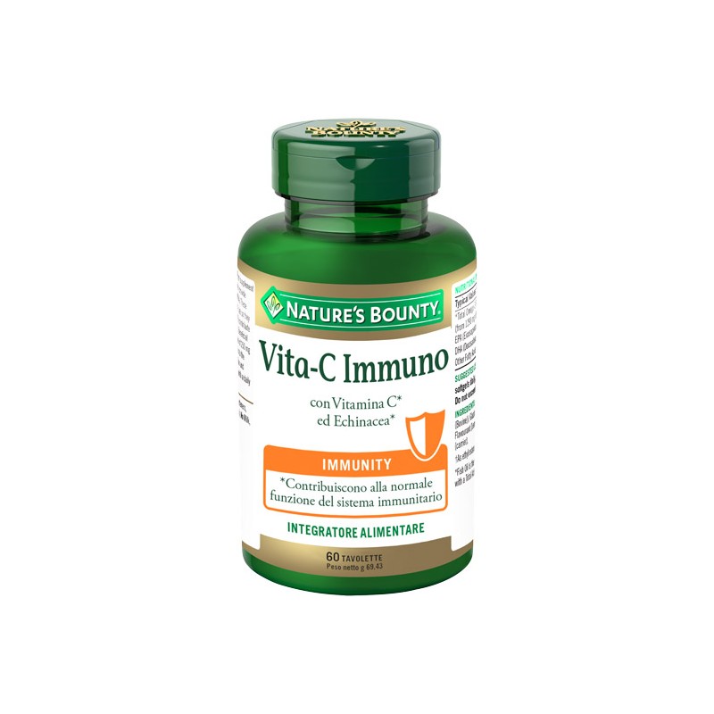 Nature's Bounty Vita C Immuno 60 Tavolette