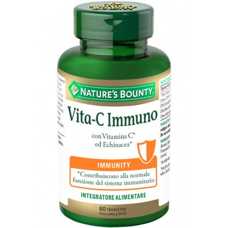 Nature's Bounty Vita C Immuno 60 Tavolette