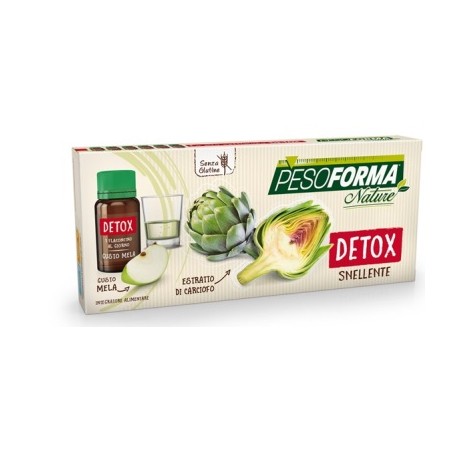 Nutrition & Sante' Italia Pesoforma Nature Detox Snellente 6 Flaconcini Da 10 Ml