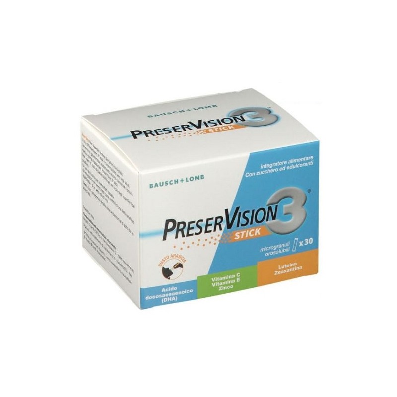 Bausch & Lomb-iom Preservision 3 30 Stick Orosolubili Da 2 G