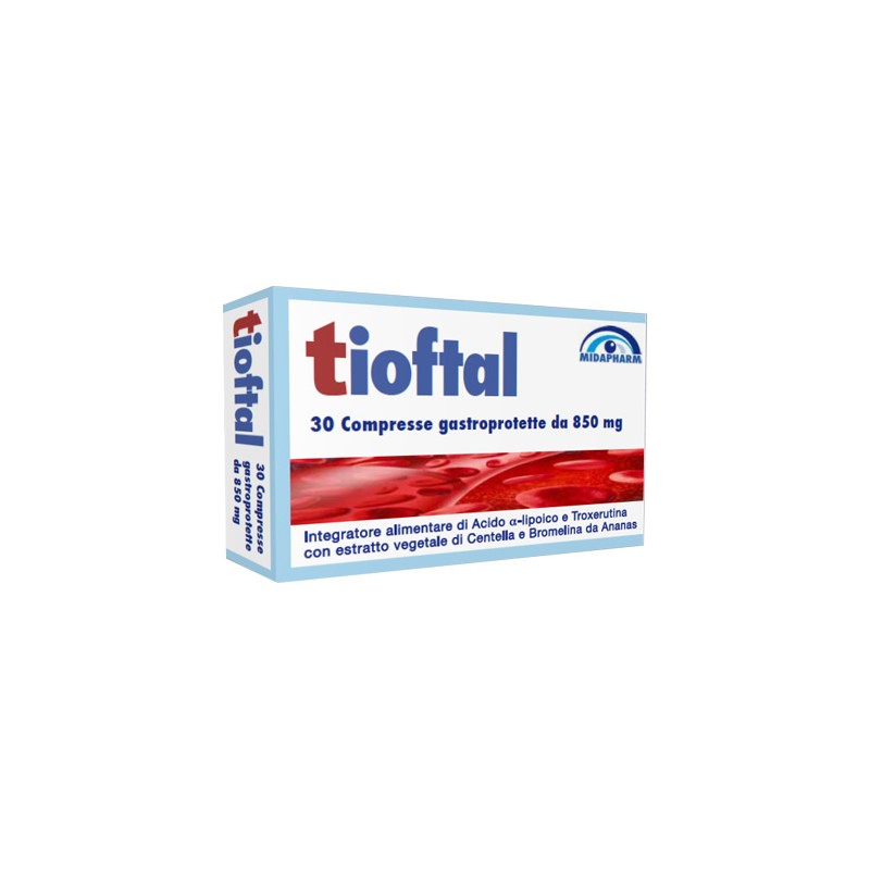 Midapharm Italia Tioftal 30 Compresse Gastroprotette