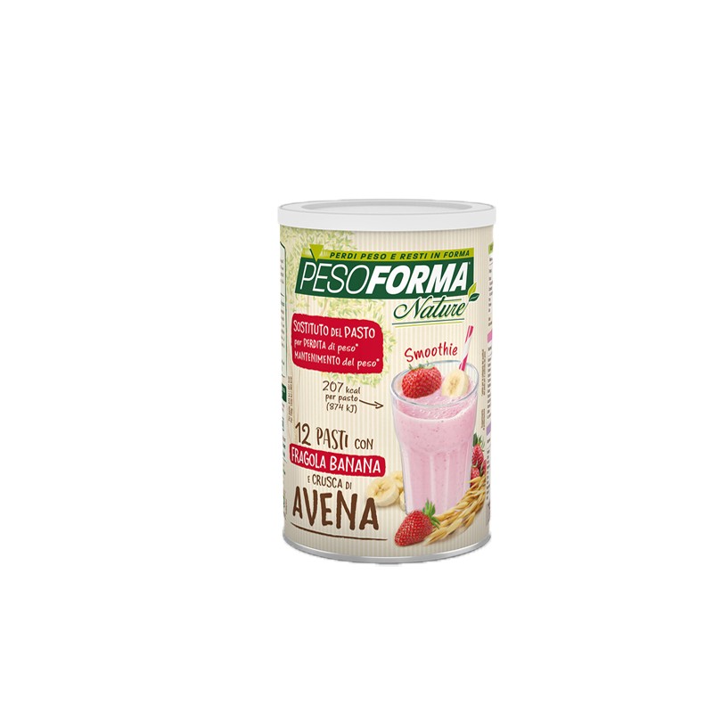 Nutrition & Sante' Italia Pesoforma Nature Smoothie Fragola Banana Polvere 420 G