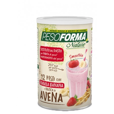 Nutrition & Sante' Italia Pesoforma Nature Smoothie Fragola Banana Polvere 420 G