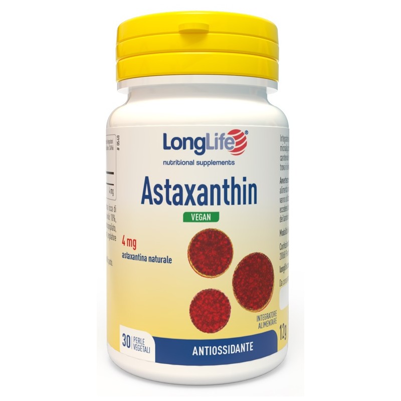 Longlife Astaxanthin 30 Perle Vegetali