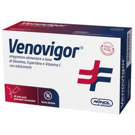 Amnol Chimica Biologica Venovigor 20 Stick Pack Granulato Orosolubile