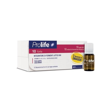 Zeta Farmaceutici Prolife 10 Forte 12 Flaconcini Da 8 Ml