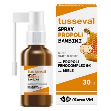 Marco Viti Farmaceutici Tusseval Gola Propoli Spray Per Bambini 30 Ml