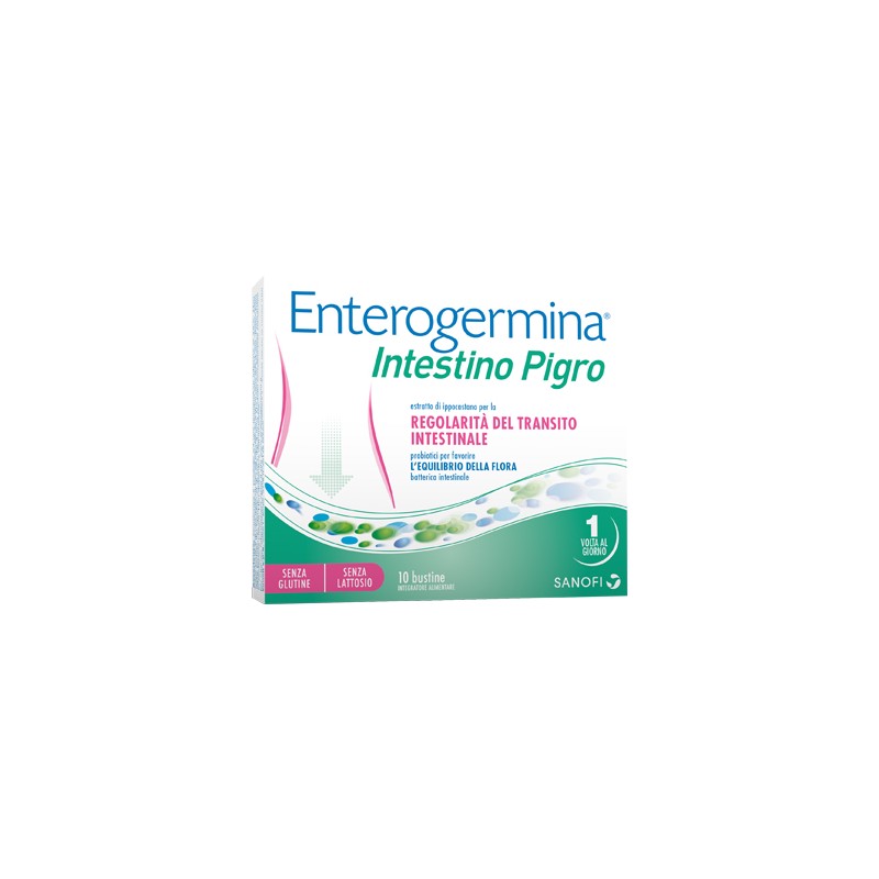 Enterogermina Intestino Pigro 10 Bustine bipartite