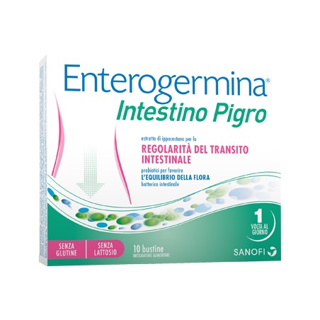 Enterogermina Intestino Pigro 10 Bustine bipartite