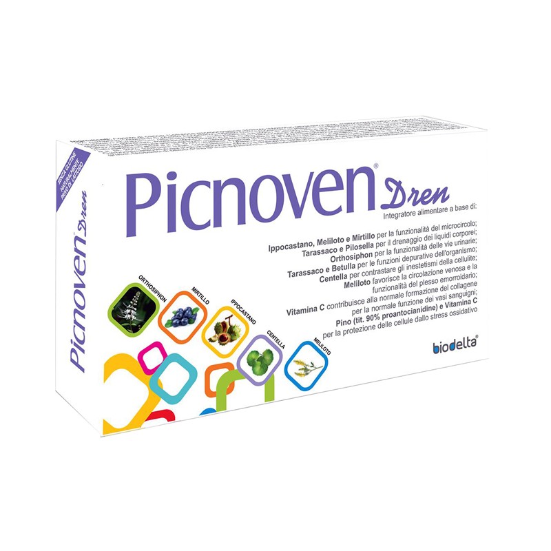 Biodelta Picnoven Dren 50 Compresse 31 G