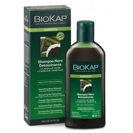 Bios Line Biokap Bellezza Shampoo Nero Detossinante 200 Ml Biosline