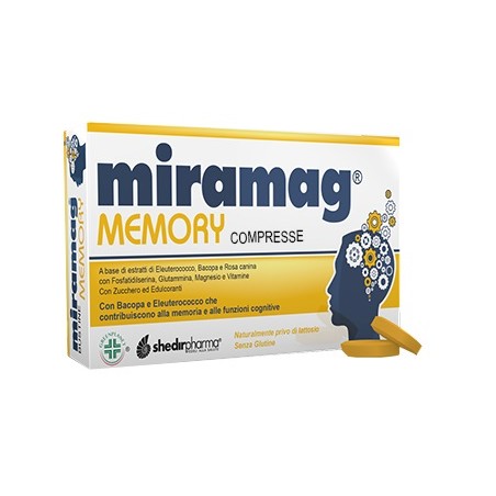 Miramag Memory Integratore per memoria e funzioni cognitive 40 compresse rivestite