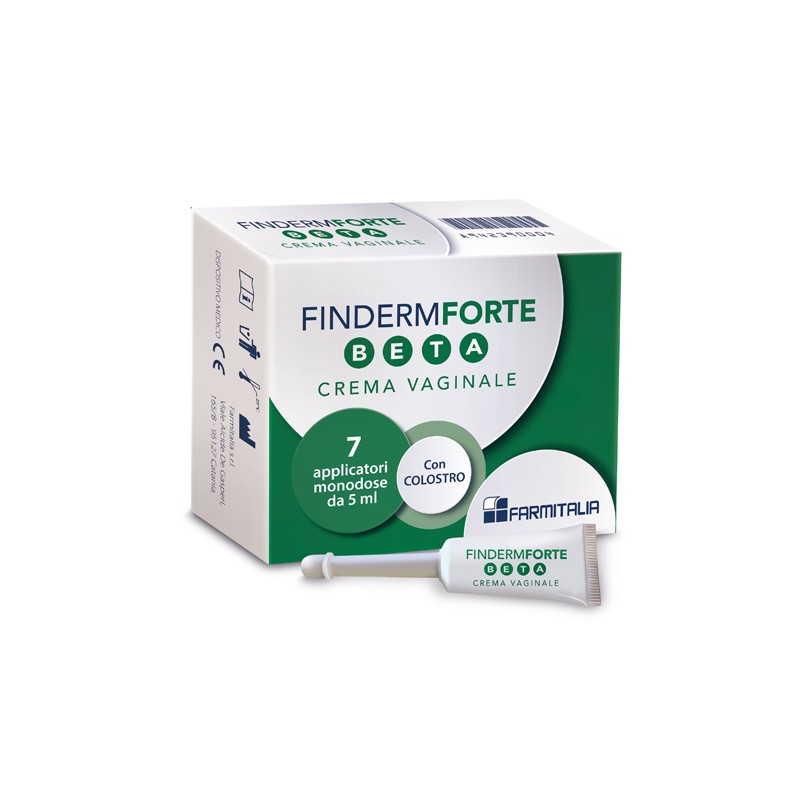 Farmitalia - Soc. Unipers. Finderm Forte Beta Crema Vaginale 7 Applicatori Monouso 5 G