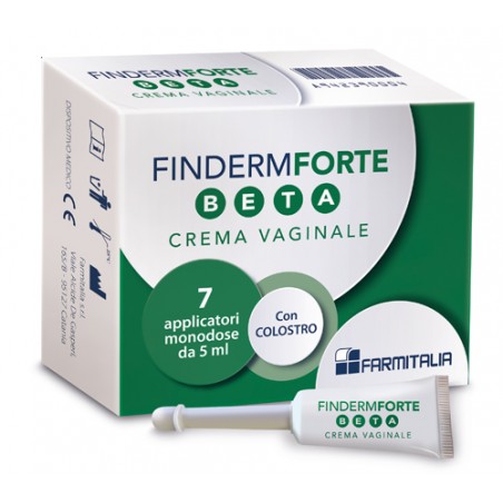 Farmitalia - Soc. Unipers. Finderm Forte Beta Crema Vaginale 7 Applicatori Monouso 5 G