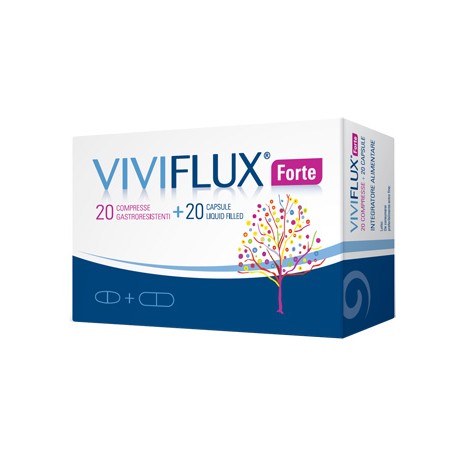 Neuraxpharm Italy Viviflux Forte 20 Compresse Gastroresistenti + 20 Capsule Liquid Filler