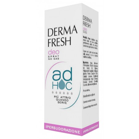 Meda Pharma Dermafresh Deo Spray No Gas Ad Hoc Ipersudorazione Deodorante 100 Ml