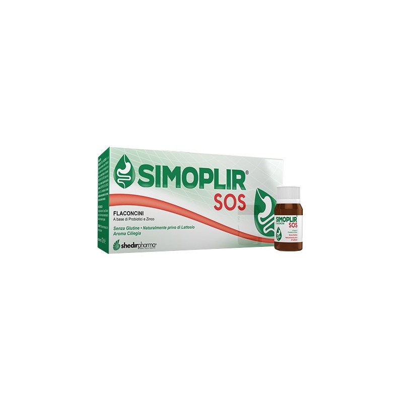 Simoplir Sos Integratore per il benessere intestinale 12 flaconcini x 10 ml