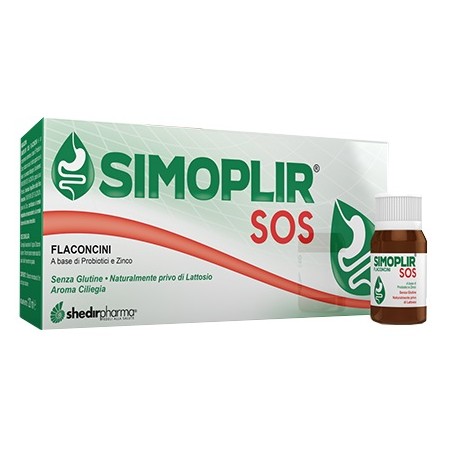 Simoplir Sos Integratore per il benessere intestinale 12 flaconcini x 10 ml