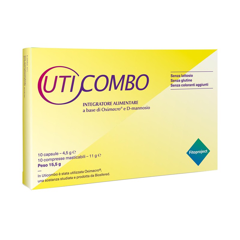 Fitoproject Uticombo 10 Capsule + 10 Compresse Masticabili