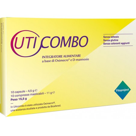 Fitoproject Uticombo 10 Capsule + 10 Compresse Masticabili