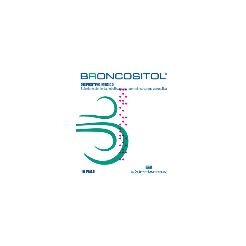 Exipharma Broncositol Soluzione Sterile Da Nebulizzare Per Somministrazione Aerosolica 10 Fiale 3 Ml