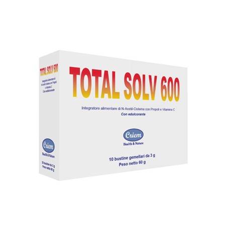 Criem S Unipersonale Total Solv 600 10 Bustine Gemellari