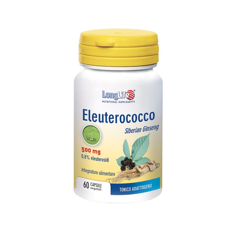 Longlife Eleuterococco 0,8% 60 Capsule 500mg