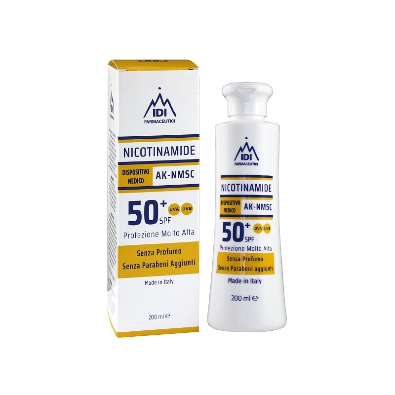 Polifarma Benessere Nicotinamide Ak-nmsc 50+spf Protezione Molto Alta 200 Ml