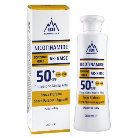 Polifarma Benessere Nicotinamide Ak-nmsc 50+spf Protezione Molto Alta 200 Ml