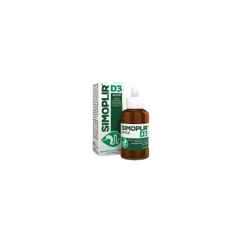 Simoplir D3 Integratore per equilibrio intestinale e supporto immunitario in gocce 10 ml