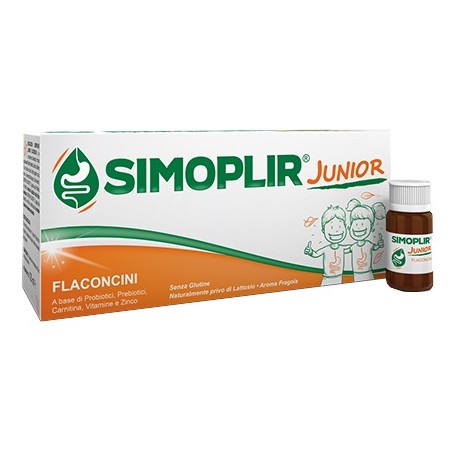 Simoplir Junior Integratore equilibrio intestinale e supporto immunitario dei più piccoli 12 Flaconcini x 10 ml