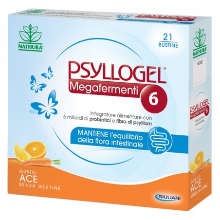 Giuliani Psyllogel Megafermenti 6 Gusto Ace 21 Buste