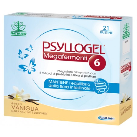 Giuliani Psyllogel Megafermenti 6 Vaniglia 21 Bustine