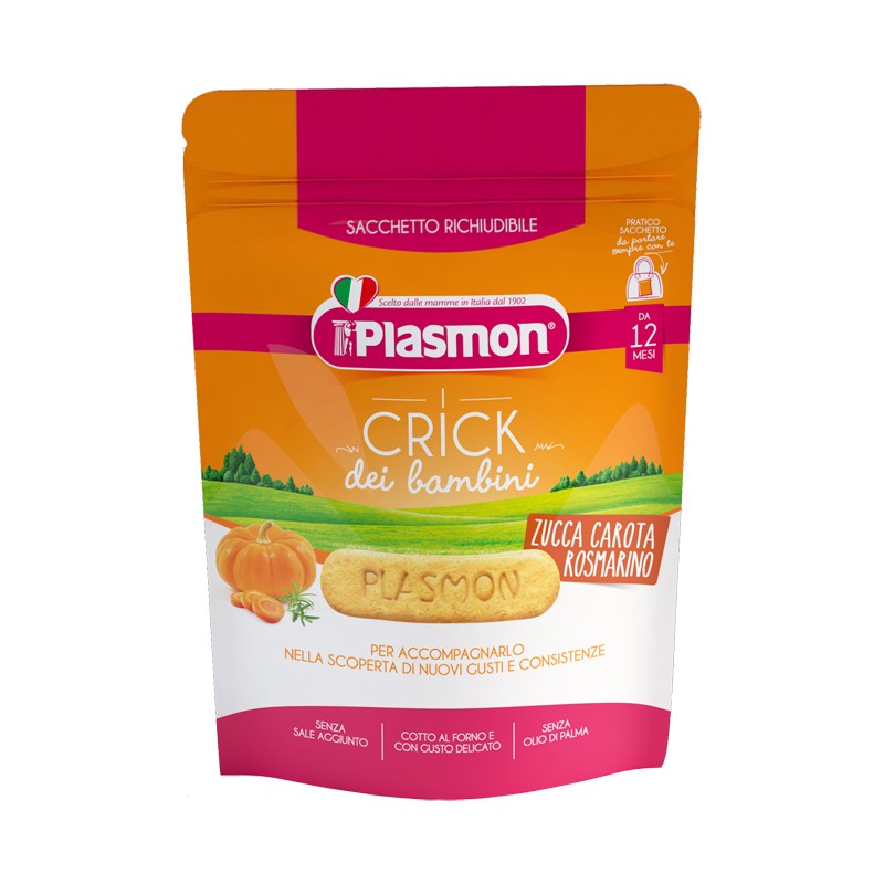 Plasmon Crick Zucca/carora/rosmarino 100 G