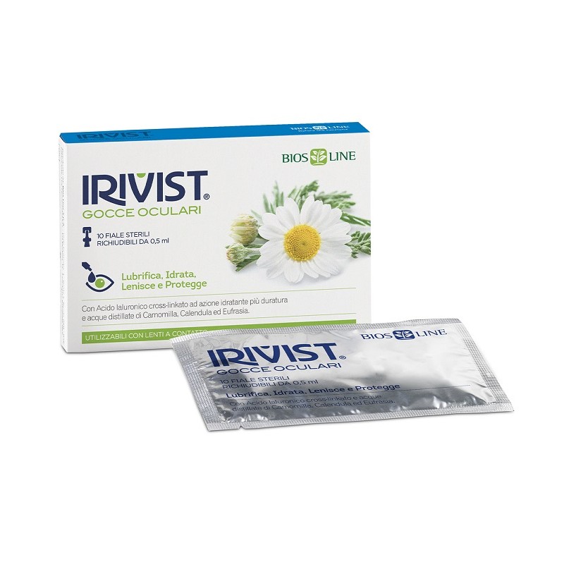 Bios Line Irivist Gocce Monodose 10 Fiale 0,5 Ml Acido Ialuronico Croos