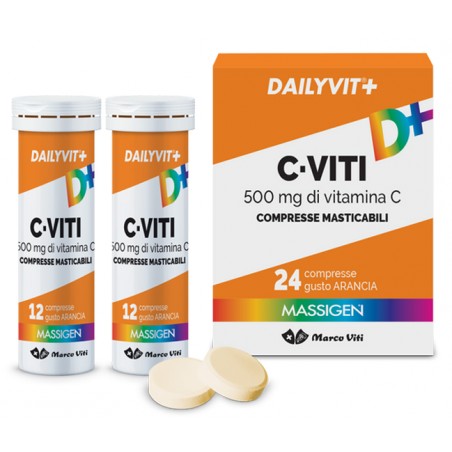 Marco Viti Farmaceutici C Viti 500 Mg 24 Compresse Masticabili