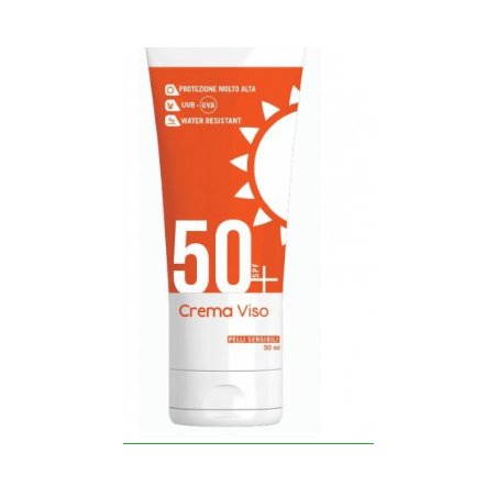 tubetto 50 ml protezione solare crema viso spf 50+ FPR