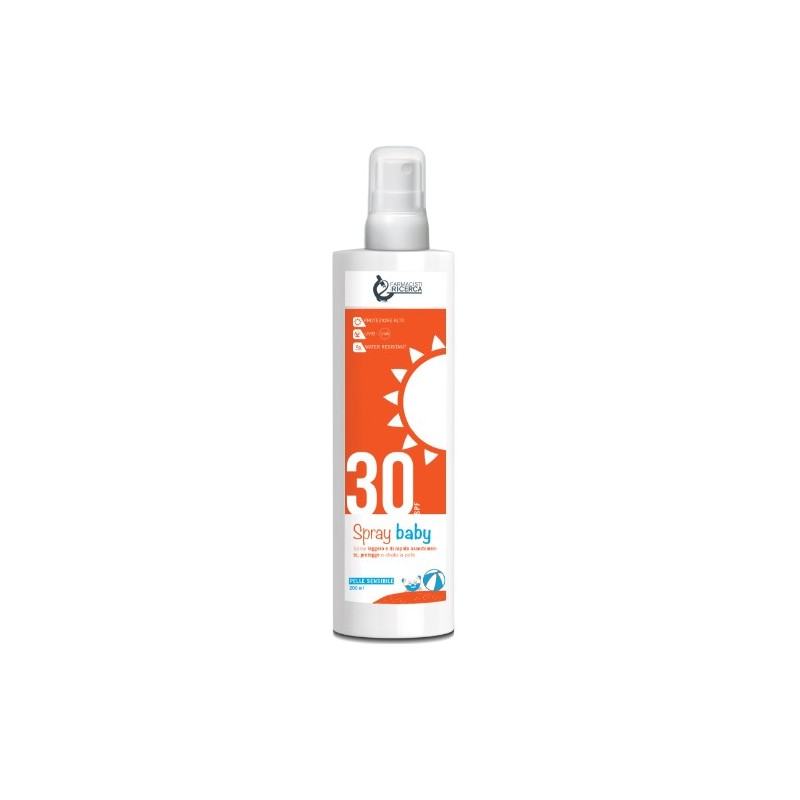 flacone 200 ml protezione solare baby spf 30 FPR