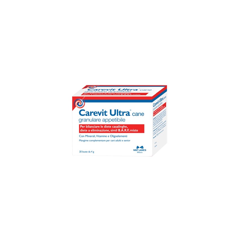 N. B. F. Lanes Carevit Ultra Cane 30 Buste Da 4 G