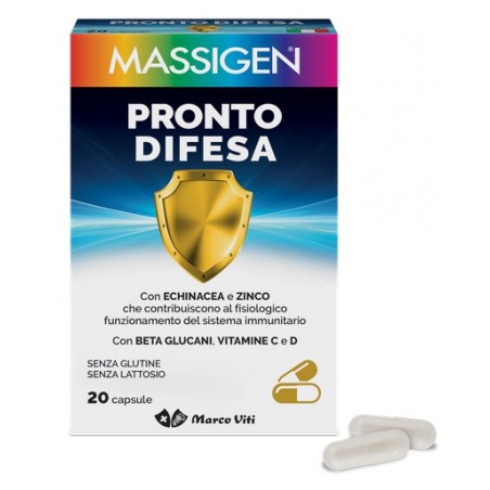 Marco Viti Farmaceutici Massigen Pronto Difesa 20 Capsule