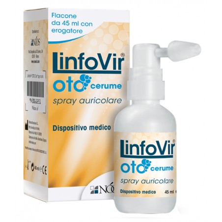 Noos Linfovir Auricolari Cerume Spray Auricolare 45 Ml