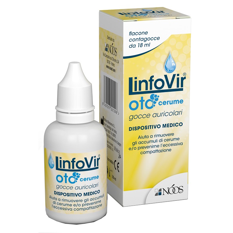 Noos Linfovir Auricolari Cerume Gocce Auricolari 18 Ml