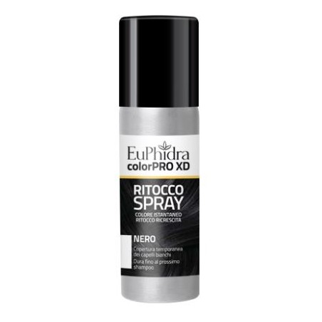 Zeta Farmaceutici Euphidra Colorpro Xd Tintura Ritocco Spray Capelli Nero 75 Ml