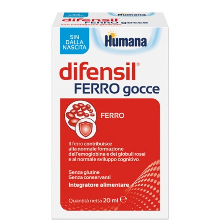 Humana Italia Difensil Ferro Gocce 20 Ml