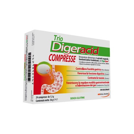 Pool Pharma Trio Digeracid 24 Compresse