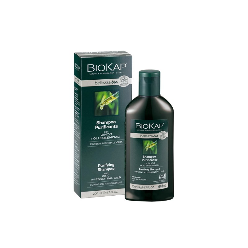 Bios Line Biokap Bellezza Bio Shampoo Purificante Cosmos Ecocert 200 Ml Biosline